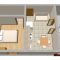 Apartments Pisak 3216, Pisak - Apartment 3 with Terrace and Sea View -  