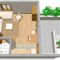 Апартаменты и комнаты Dubrovnik 3395, Dubrovnik - Номер-студио 1 с террасой -  