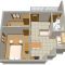 Apartments Vis 3588, Vis - Apartment 1 with Balcony -  