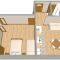 Apartmány Promajna 3750, Promajna - Apartmán 3 s balkónom a výhľadom na more -  